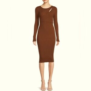 Olive & Oak Cut-Out Body-con Dress